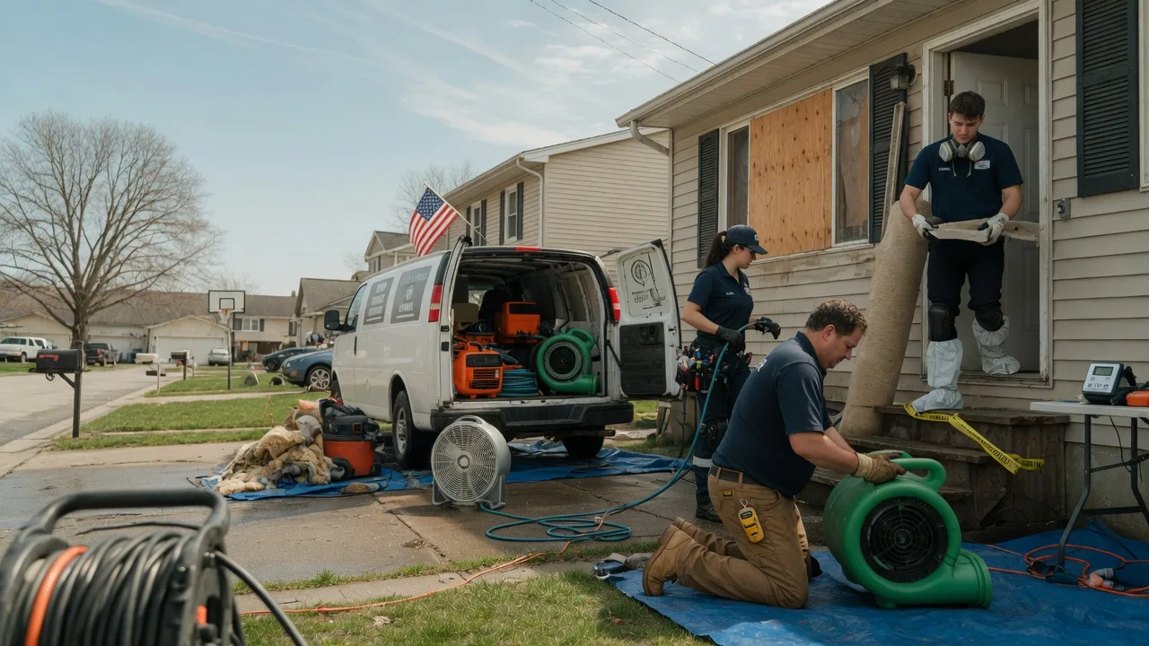 Water Damage Restoration in Burbank, SD near me